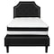 Flash Furniture Brighton Twin Platform Bed Set, Black SL-BM-5-GG - alternate 4
